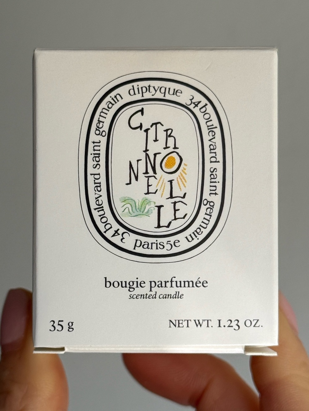 Dyptique "Citronnelle" Mini Candle 1.23 oz